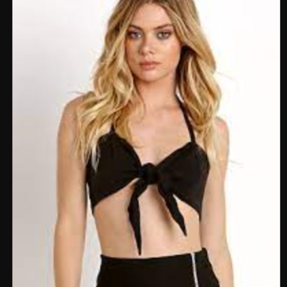 STONE COLD FOX Newport Crop top (Black) Size 1 (S) - Picture 5 of 5